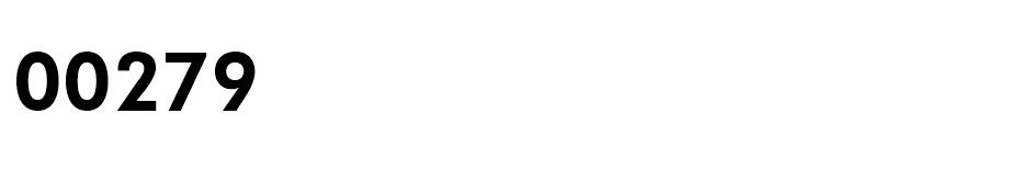 00279 font