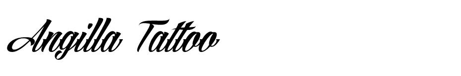 Angilla Tattoo font