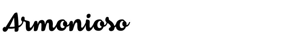 Armonioso font