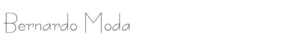 Bernardo Moda  font
