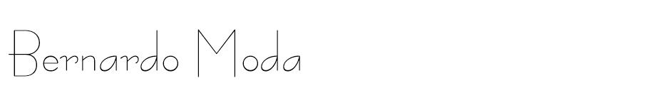 Bernardo Moda  font