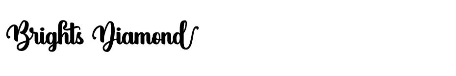Brights Diamond  font