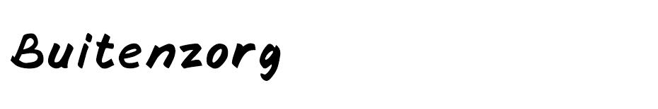 Buitenzorg Font font