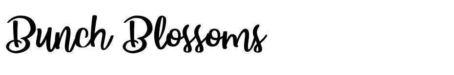 Bunch Blossoms font