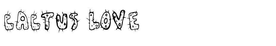 Cactus Love font