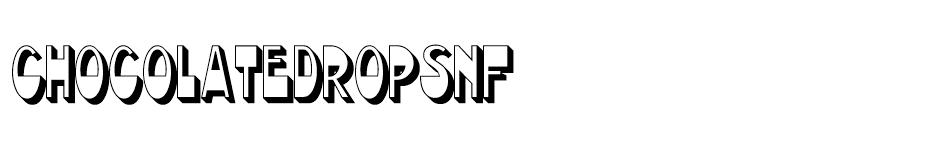 ChocolateDropsNF font