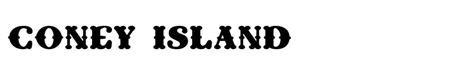 Coney Island font