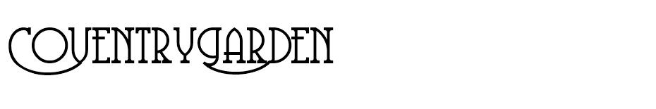 CoventryGarden font