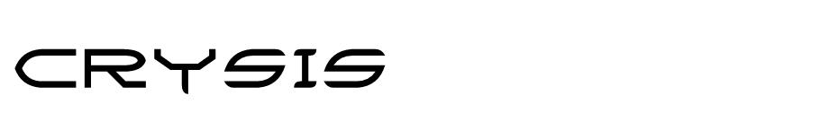 Crysis font