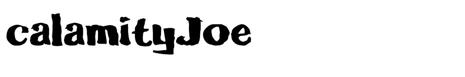 calamityJoe font