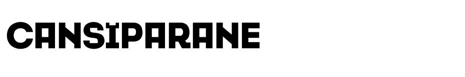 Cansiparane font