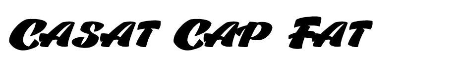 Casat Cap font