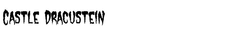 Castle Dracustein font