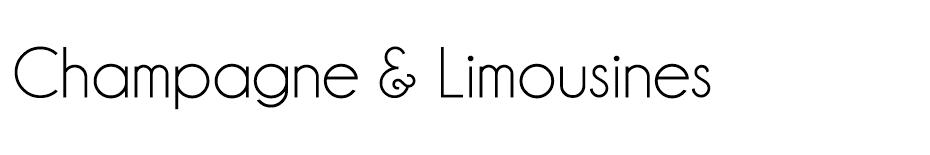 Champagne Limousines font