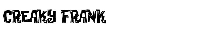 Creaky Frank font