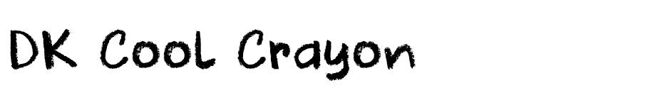 DK Cool Crayon font