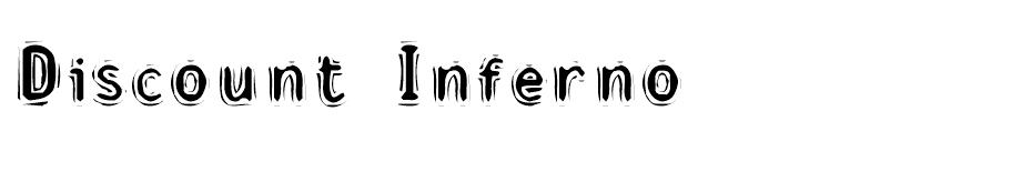 Discount Inferno font