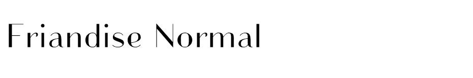 Friandise font