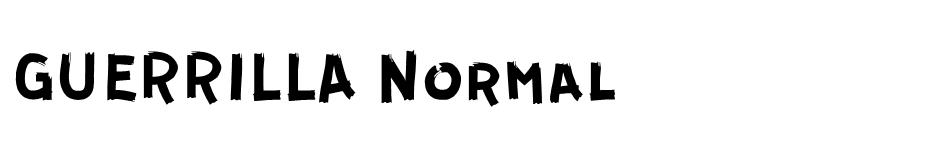 Guerrilla  font