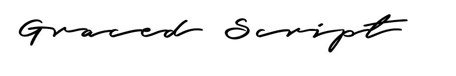 Graced Script font