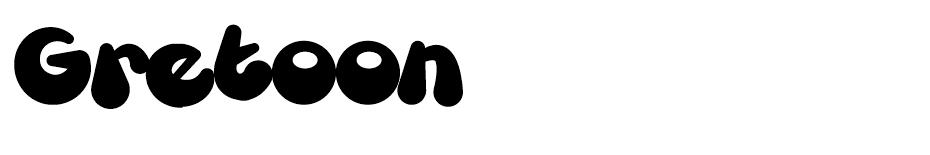 Gretoon font