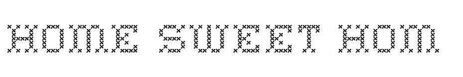 Home Sweet Home font