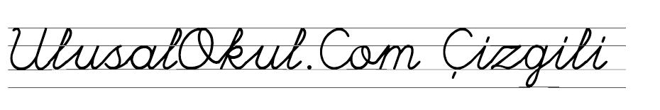 Hand Writing Cizgili font