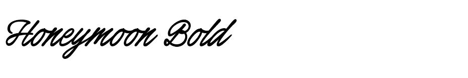 Honeymoon font