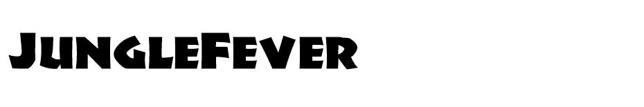 JungleFever font