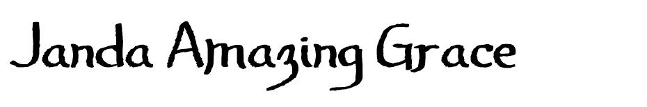 Janda Amazing Grace font