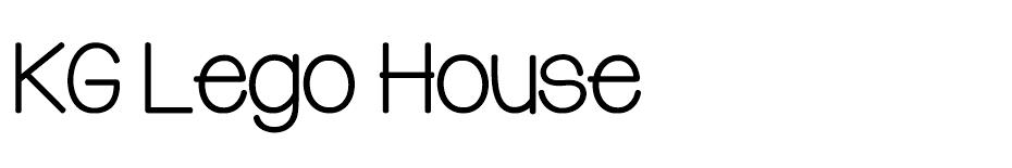 KG Lego House Font font