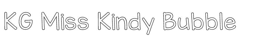 KG Miss Kindy Font font