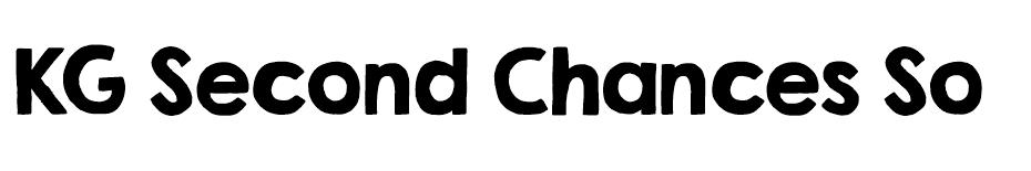 KG Second Chances  font