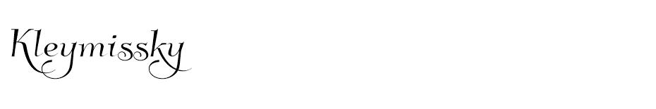 Kleymissky font
