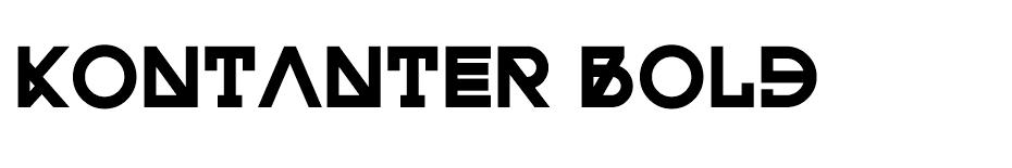 Kontanter font