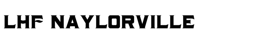 Naylorville font
