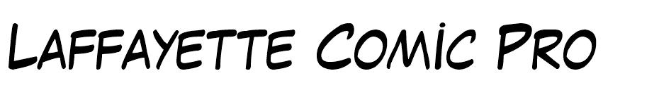 Laffayette Comic Pro font