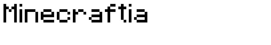 Minecraftia font