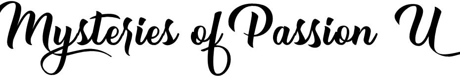 Mysteries of Passion font