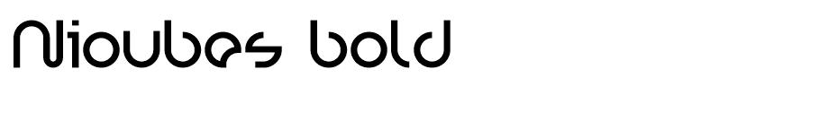 Nioubes_bold font