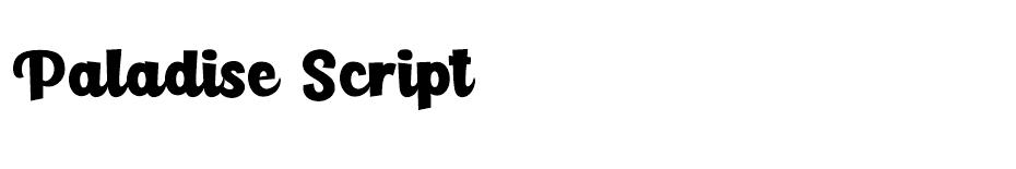 Paladise font