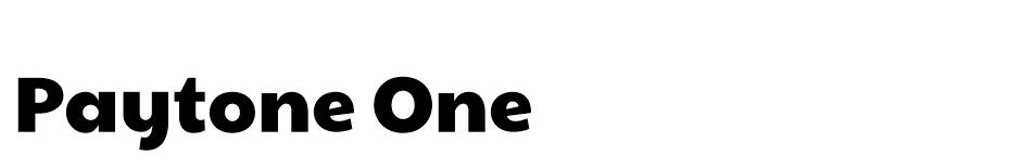 Paytone One font