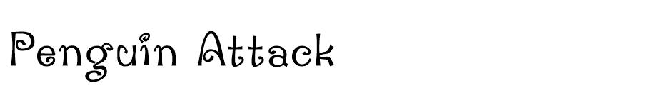 Penguin Attack font