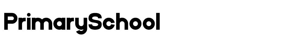 PrimarySchool font