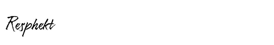 Resphekt font