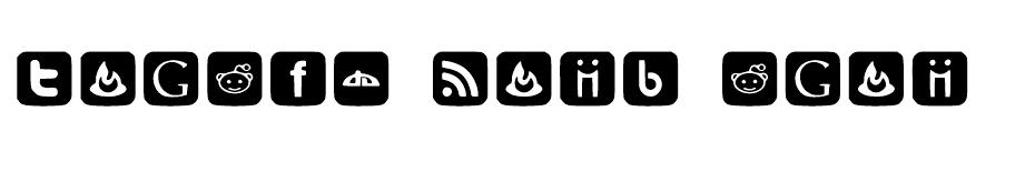 Social Font Icons font