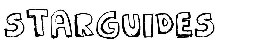 STARGUIDES font