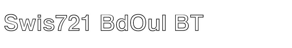 Swis721 BdOul BT font
