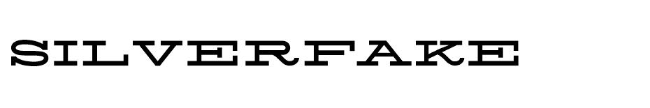 Silverfake  font