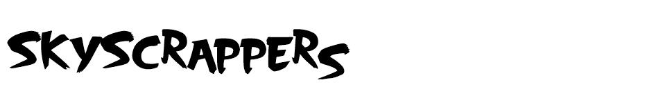 SkyScrappers font